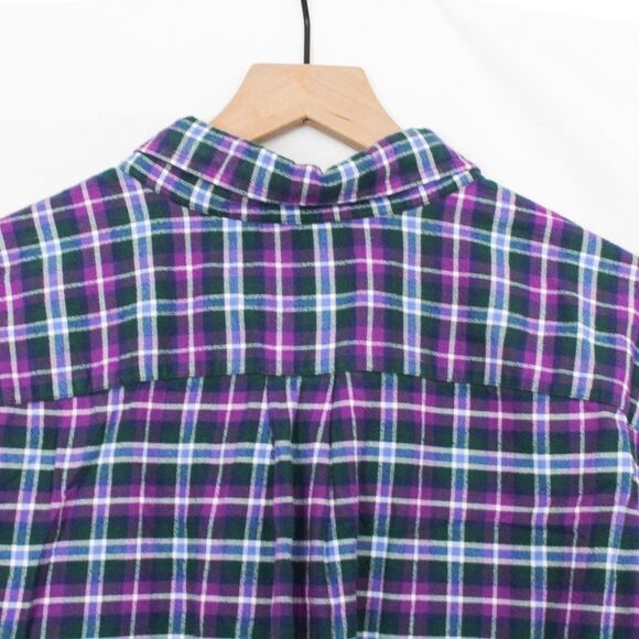 Vineyard Vines Men’s Whale Shirt Long Sleeve Buttonup- XL, Purple Plaid - Picture 5 of 6